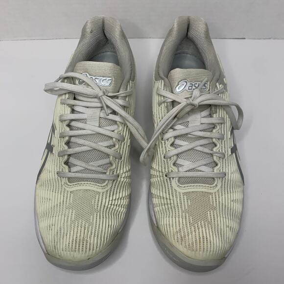Asics Solution Speed Ff White Gray Women's Athletic Shoes Size 8.5 - Picture 2 of 12